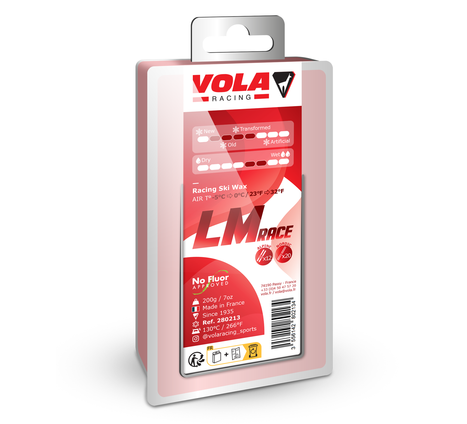 VOLA LM RACE リキッド RED 100ml 液体 ワックス swix toko holmenkol